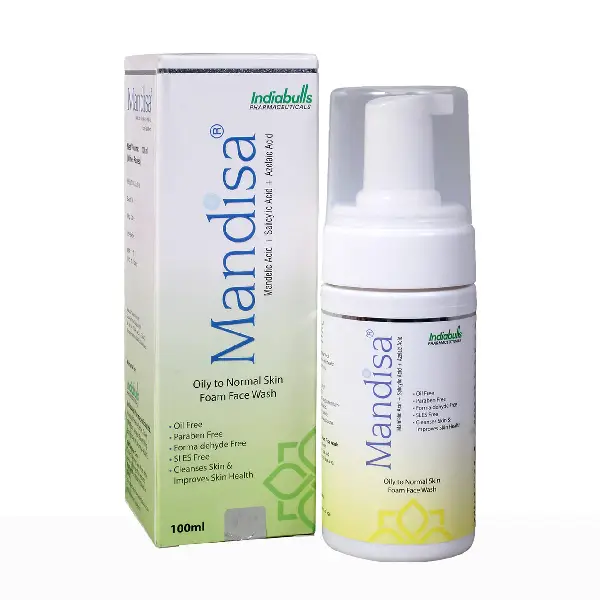 Mandisa Foaming Face Wash with Mandelic, Salicylic & Azelaic Acid | For Oily to Normal Skin